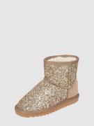 Colors of California Boots mit Glitter-Effekt in Gold, Größe 29