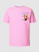 MC2 Saint Barth T-Shirt mit Motiv-Print in Pink, Größe S
