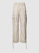 Pegador Cargohose mit Camouflage-Muster Modell 'CARVAN' in Offwhite, G...