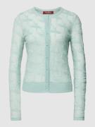 Max Mara Studio Strickjacke mit Knopfleiste Modell 'QUIETE' in Mint, G...