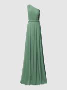 TROYDEN COLLECTION Abendkleid mit One-Shoulder-Träger in Mint, Größe 3...