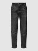 GABBA Straight Leg Jeans im 5-Pocket-Design Modell 'Athen' in Black, G...