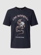 THE KOOPLES T-Shirt mit Label-Motiv-Print in Marine, Größe S