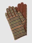 Weikert-Handschuhe Handschuhe mit Karomuster in Mittelbraun, Größe 6,5