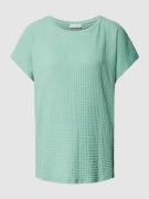 Christian Berg Woman T-Shirt mit Strukturmuster in Mint, Größe XS