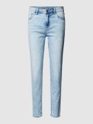 Blue Monkey Slim Fit Jeans mit verkürztem Schnitt Modell 'HANNAH' in H...
