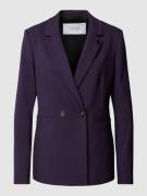 comma Casual Identity Blazer mit Reverskragen in Purple, Größe 46