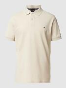 Christian Berg Men Slim Fit Poloshirt im unifarbenen Design in Ecru, G...