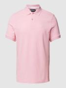 Barbour Slim Fit Poloshirt mit Label-Stitching in Pink, Größe XXXL