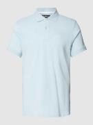 Barbour Slim Fit Poloshirt mit Label-Stitching in Bleu Melange, Größe ...