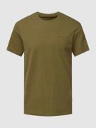 Blend T-Shirt mit Label-Stitching Modell 'Dinton' in Hazel, Größe M