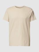 Blend T-Shirt mit Label-Stitching Modell 'Dinton' in Hellgrau, Größe S