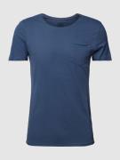 Blend T-Shirt mit Brusttasche Modell 'NOEL' in Marine, Größe S