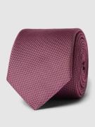 BOSS Krawatte mit Strukturmuster in Fuchsia, Größe One Size