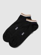 BOSS Sneakersocken mit Label-Detail im 2er-Pack in Black, Größe 39-42