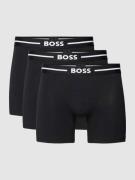 BOSS Boxershorts mit elastischem Label-Bund im 3er-Pack in Black, Größ...