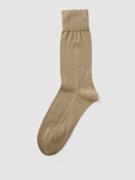 BOSS Socken mit Label-Print in Beige, Größe 39/40