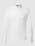 BOSS Regular Fit Business-Hemd aus Baumwoll-Mix in Weiss, Größe 39