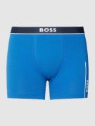 BOSS Trunks mit Label-Detail in Blau, Größe S