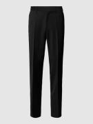 BOSS Anzughose in unifarbenem Design in Black, Größe 26