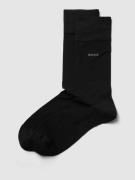 BOSS Socken mit Label-Print im 2er-Pack in Black, Größe 39-42