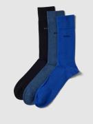 BOSS Socken mit Label-Detail im 3er-Pack in Blau, Größe 39/42