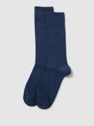 BOSS Socken mit Label-Print im 2er-Pack in Blau, Größe 39/42