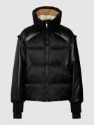 BOSS Steppjacke mit Stehkragen Modell 'Alica' in Black, Größe 44