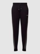BOSS Sweatpants mit Label-Stitching Modell 'Tracksuit' in Black, Größe...