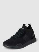 BOSS Sneaker aus Leder-Mix Modell 'Titanium' in Black, Größe 40