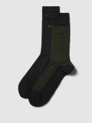 BOSS Socken mit Label-Detail im 2er-Pack in Anthrazit, Größe 39/42