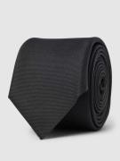 BOSS Krawatte mit Struktur-Muster (6cm) in Black, Größe One Size