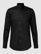 BOSS Slim Fit Business-Hemd mit Kentkragen Modell 'Hank Kent' in Black...