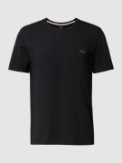 BOSS T-Shirt mit Label-Stitching in Black, Größe L