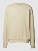 BOSS Sweatshirt mit Label-Stitching Modell 'Contem' in Schilf, Größe X...