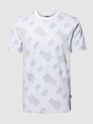 BOSS T-Shirt mit Rundhalsausschnitt Modell 'Tiburt' in Weiss, Größe L