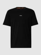 BOSS Orange T-Shirt mit Brand-Schriftzug in Black, Größe M