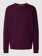 BOSS Orange Sweatshirt mit Label-Detail Modell 'Westart' in Bordeaux, ...