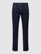bugatti Slim Fit Jeans in unifarbenem Design in Dunkelblau, Größe 31/3...