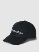 CHAMPION Basecap mit Label-Stitching in Black, Größe One Size