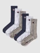 CHAMPION Socken mit Logo-Stitching im 6er-Pack in Marine, Größe 39-42