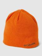 COLUMBIA Strickmütze mit Label-Stitching Modell 'BUGABOO' in Orange, G...