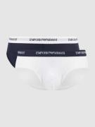 Emporio Armani Slip mit Stretch-Anteil im 2er-Pack in Weiss, Größe L