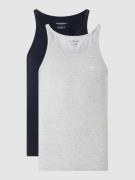 Emporio Armani Tanktop aus Baumwolle im 2er-Pack in Marine, Größe S