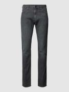 Emporio Armani Regular Fit Jeans mit Label-Applikation in Anthrazit, G...