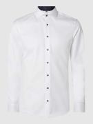 Eterna Slim Fit Business-Hemd aus Baumwolle in Weiss, Größe 39