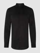 Eterna Slim Fit Business-Hemd aus Twill in Black, Größe 41