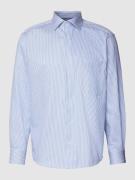 Eterna Comfort Fit Business-Hemd mit Streifenmuster in Blau, Größe 42