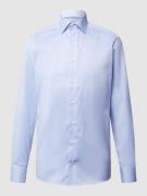 Eton Slim Fit Business-Hemd aus Twill in Bleu, Größe 38