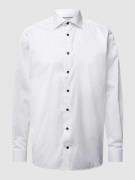 Eton Regular Fit Business-Hemd aus Twill in Weiss, Größe 39